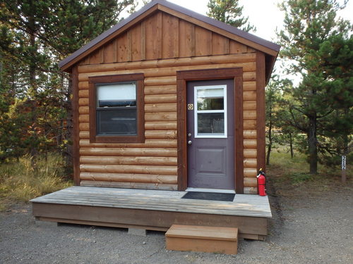 GDMBR: Our Flagg Ranch Cabin accommodation.